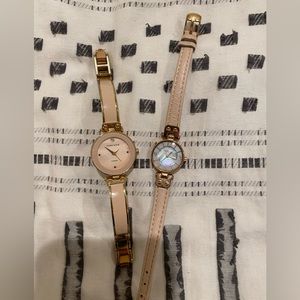 Rose gold Anne Klein watch bundle